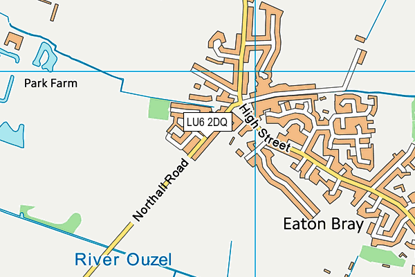 LU6 2DQ map - OS VectorMap District (Ordnance Survey)