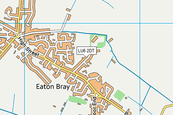 LU6 2DT map - OS VectorMap District (Ordnance Survey)