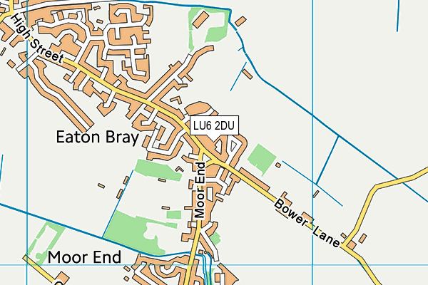 LU6 2DU map - OS VectorMap District (Ordnance Survey)