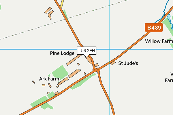 LU6 2EH map - OS VectorMap District (Ordnance Survey)