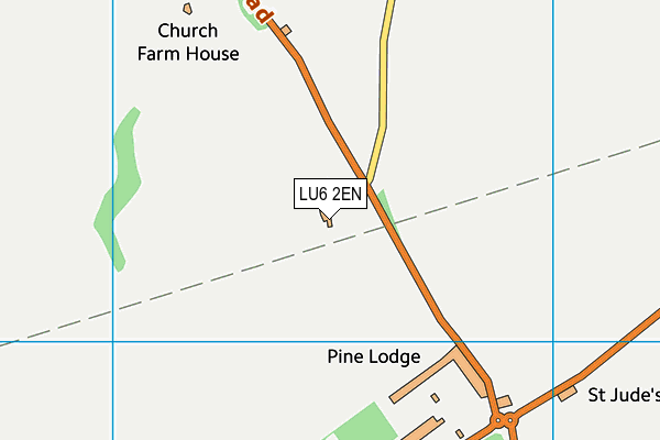 LU6 2EN map - OS VectorMap District (Ordnance Survey)