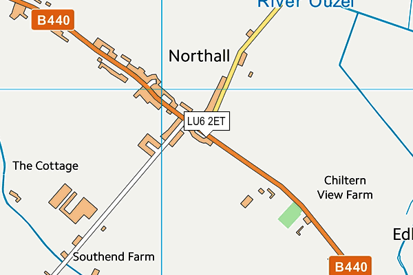 LU6 2ET map - OS VectorMap District (Ordnance Survey)