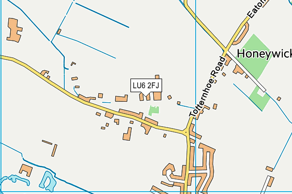 LU6 2FJ map - OS VectorMap District (Ordnance Survey)