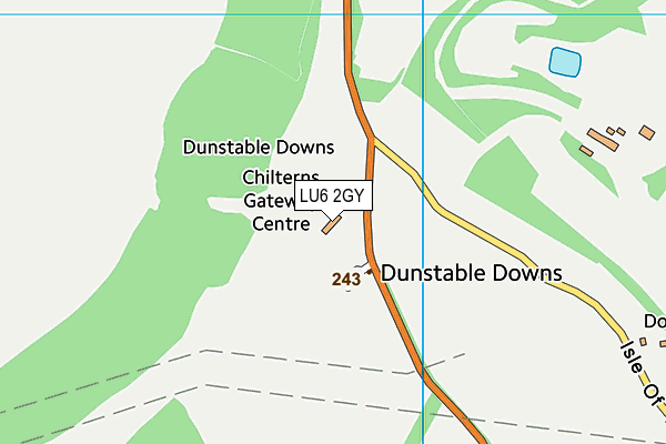 LU6 2GY map - OS VectorMap District (Ordnance Survey)