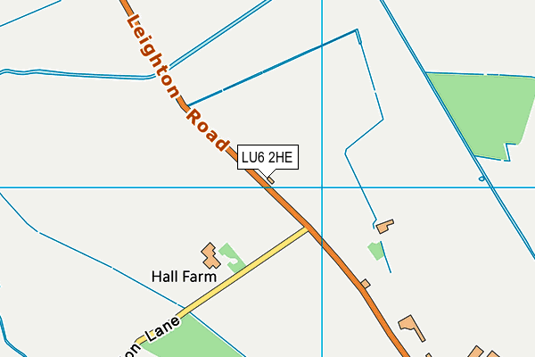 LU6 2HE map - OS VectorMap District (Ordnance Survey)