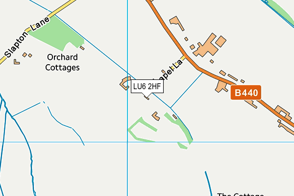 LU6 2HF map - OS VectorMap District (Ordnance Survey)