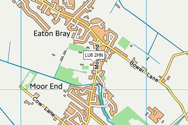 LU6 2HN map - OS VectorMap District (Ordnance Survey)