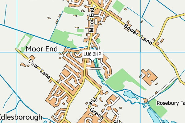 LU6 2HP map - OS VectorMap District (Ordnance Survey)