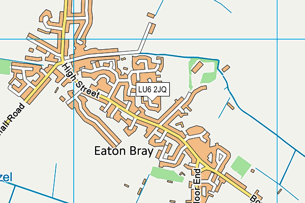 LU6 2JQ map - OS VectorMap District (Ordnance Survey)