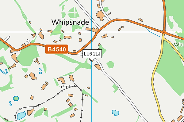 LU6 2LJ map - OS VectorMap District (Ordnance Survey)