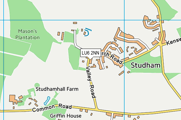 LU6 2NN map - OS VectorMap District (Ordnance Survey)