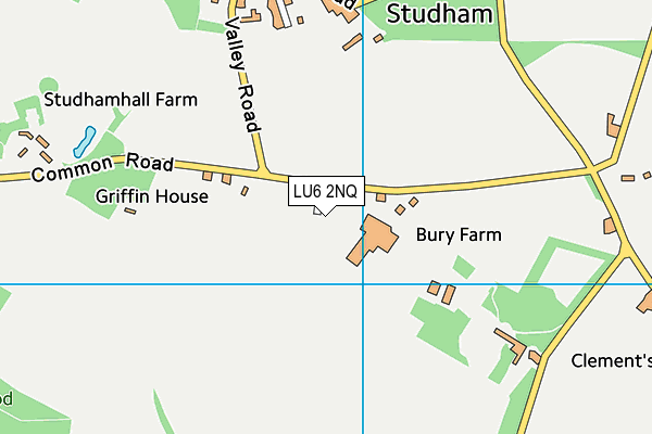 LU6 2NQ map - OS VectorMap District (Ordnance Survey)