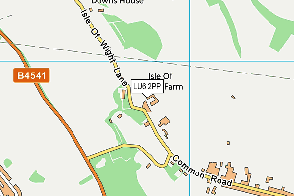 LU6 2PP map - OS VectorMap District (Ordnance Survey)