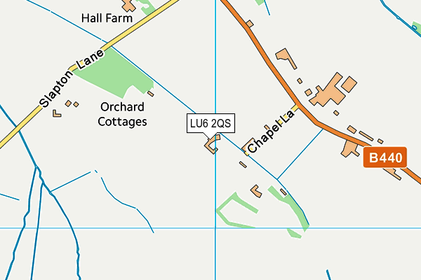 LU6 2QS map - OS VectorMap District (Ordnance Survey)