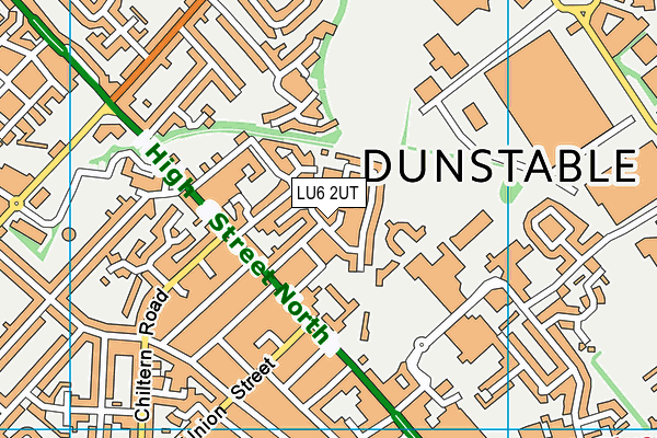 LU6 2UT map - OS VectorMap District (Ordnance Survey)