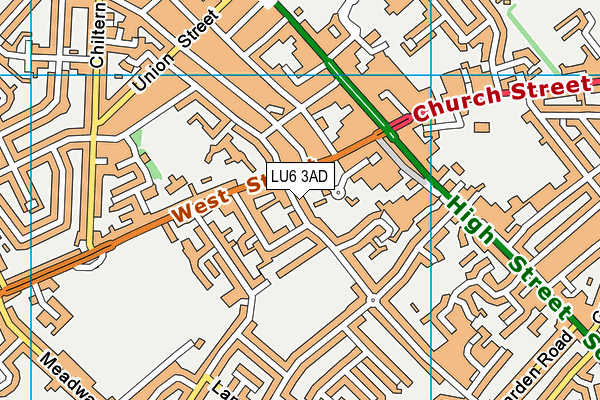 LU6 3AD map - OS VectorMap District (Ordnance Survey)