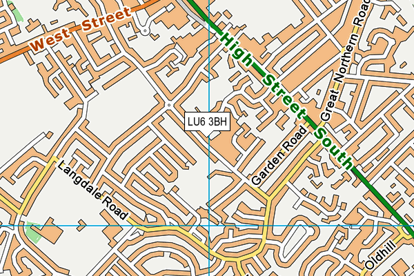 LU6 3BH map - OS VectorMap District (Ordnance Survey)