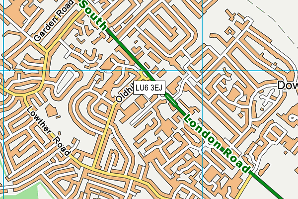 LU6 3EJ map - OS VectorMap District (Ordnance Survey)
