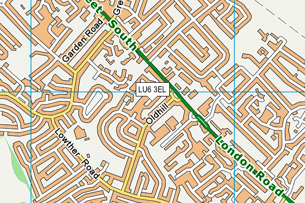 LU6 3EL map - OS VectorMap District (Ordnance Survey)