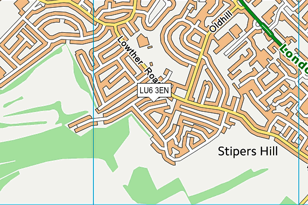LU6 3EN map - OS VectorMap District (Ordnance Survey)
