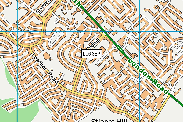 LU6 3EP map - OS VectorMap District (Ordnance Survey)