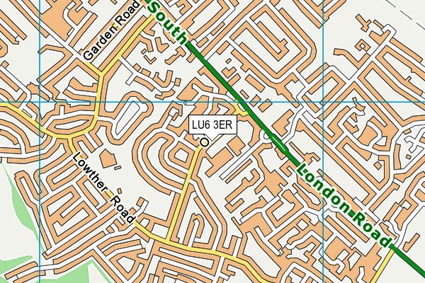 LU6 3ER map - OS VectorMap District (Ordnance Survey)