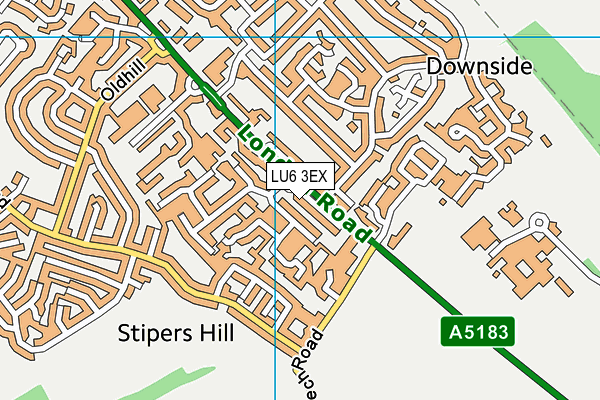 LU6 3EX map - OS VectorMap District (Ordnance Survey)