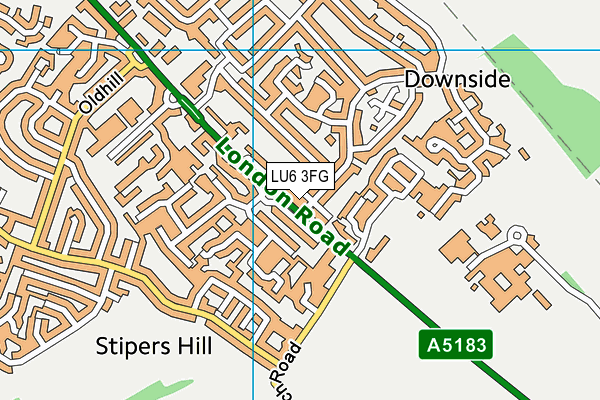 LU6 3FG map - OS VectorMap District (Ordnance Survey)