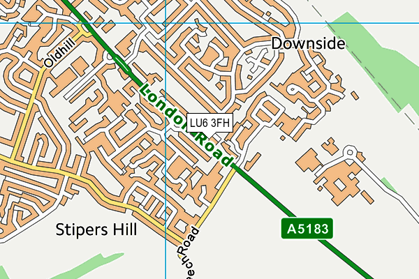 LU6 3FH map - OS VectorMap District (Ordnance Survey)