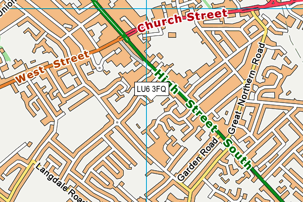 LU6 3FQ map - OS VectorMap District (Ordnance Survey)