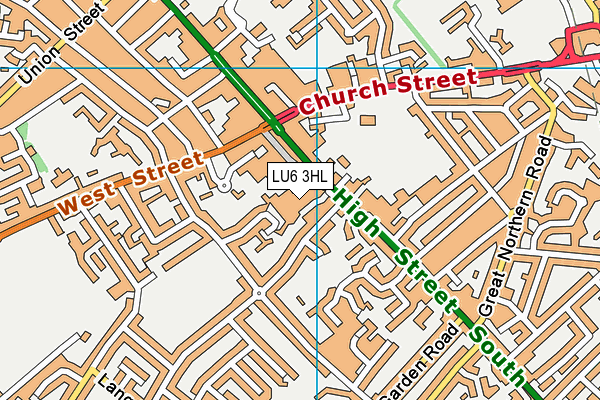 LU6 3HL map - OS VectorMap District (Ordnance Survey)