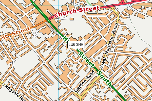 LU6 3HR map - OS VectorMap District (Ordnance Survey)