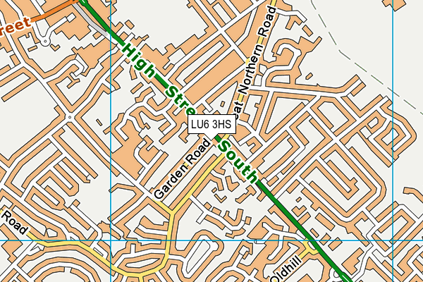 LU6 3HS map - OS VectorMap District (Ordnance Survey)