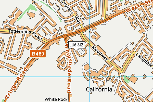 LU6 3JZ map - OS VectorMap District (Ordnance Survey)