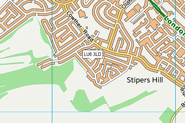LU6 3LD map - OS VectorMap District (Ordnance Survey)