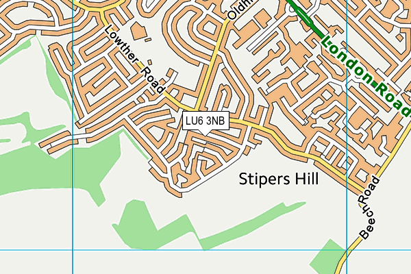 LU6 3NB map - OS VectorMap District (Ordnance Survey)