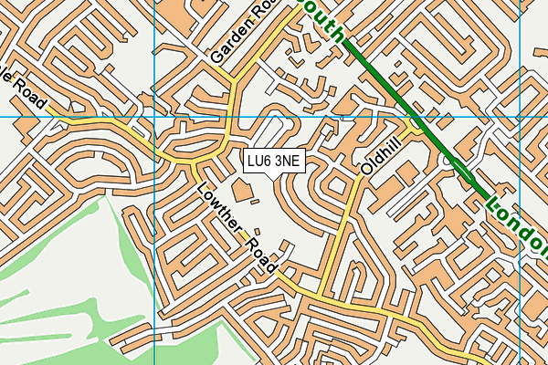 LU6 3NE map - OS VectorMap District (Ordnance Survey)