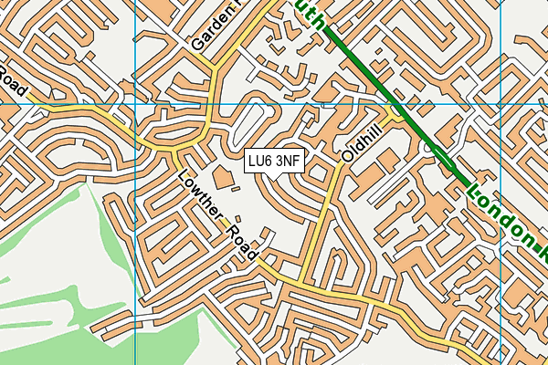 LU6 3NF map - OS VectorMap District (Ordnance Survey)