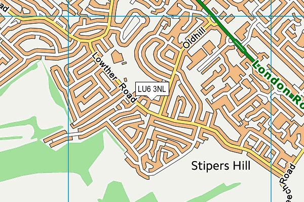 LU6 3NL map - OS VectorMap District (Ordnance Survey)