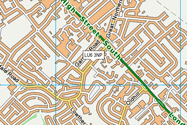 LU6 3NP map - OS VectorMap District (Ordnance Survey)