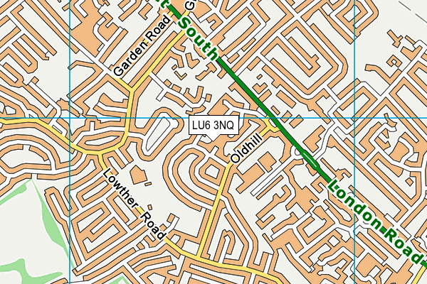 LU6 3NQ map - OS VectorMap District (Ordnance Survey)