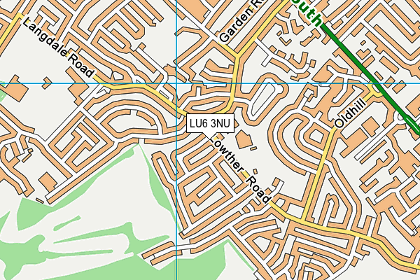 LU6 3NU map - OS VectorMap District (Ordnance Survey)