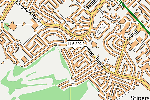 LU6 3PA map - OS VectorMap District (Ordnance Survey)