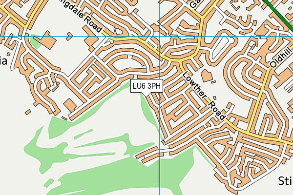 LU6 3PH map - OS VectorMap District (Ordnance Survey)