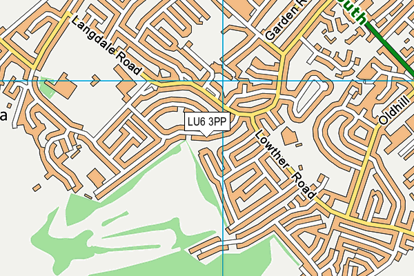 LU6 3PP map - OS VectorMap District (Ordnance Survey)