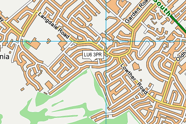 LU6 3PR map - OS VectorMap District (Ordnance Survey)