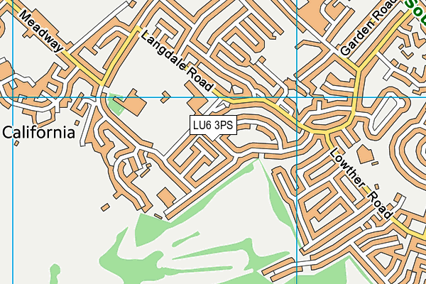 LU6 3PS map - OS VectorMap District (Ordnance Survey)