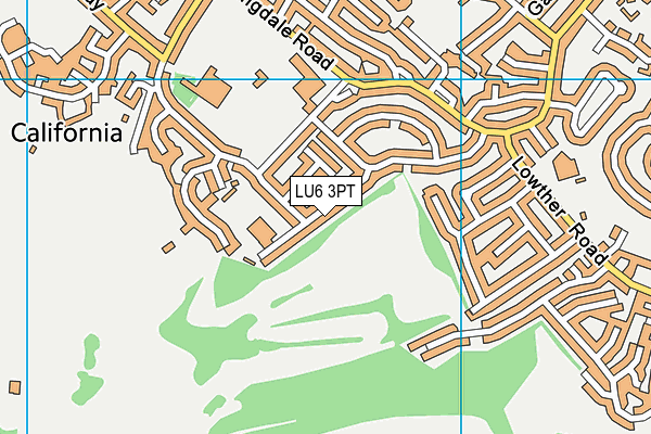 Lark Rise Academy map (LU6 3PT) - OS VectorMap District (Ordnance Survey)