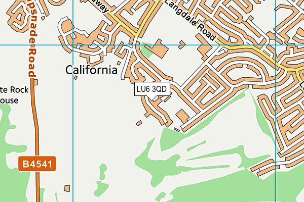 LU6 3QD map - OS VectorMap District (Ordnance Survey)