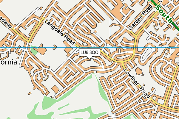 LU6 3QQ map - OS VectorMap District (Ordnance Survey)